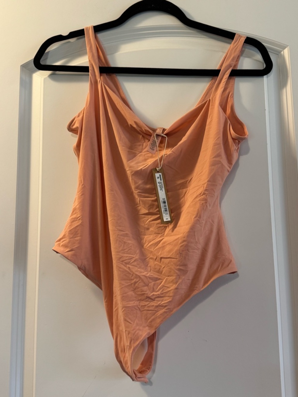 NEW SKIMS FITS EVERYBODY SQUARE NECK BODYSUIT DESERT CLAY VARIOUS SIZES L & XL